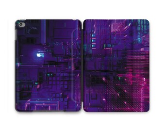 Retrowave Neon Car 80s Pastel iPad Pro 12.9 11 Smart Case