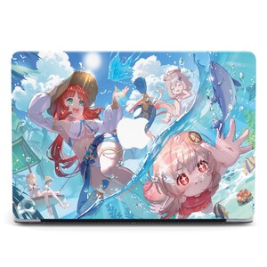 Cute Anime Sexy Girl MacBook Case for MacBook Air 2022 Japanese Angel Art MacBook Air 13 Pro 14 16 MacBook Pro 13 M4 inch Air MacBook 2025