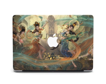 Wonderful Buddha Macbook Pro 13 M3 2022 Case Anime Girls Meditation Art Mac Air 13 Protective 2023 Digital Art Macbook Pro 2022 M4 15