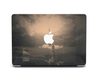 Retro Vintage Rocket Launch Missile MacBook Pro 13 16 A2141 A2338 Art 2023 A2338 MacBook M3 16 14 Case Mac Air 13 Pro 15 A2141 MacBook Cover