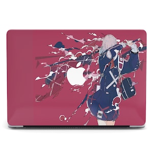 Anime Girl Simple Manga Character 2025 Macbook M3 Max 16 Macbook Pro 13 Art Mac Air 13 Pro M4 Glass Crash A2141 Travel Air 13 15 M3 A2338