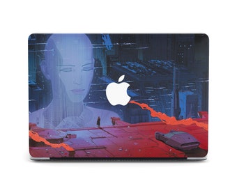 Hologram Woman Macbook Pro 13 M3 2022 Case Cyberpunk Mac Air 13 Protective 2023 Digital Art Macbook Pro Retina 15 Case 16 Futuristic Design