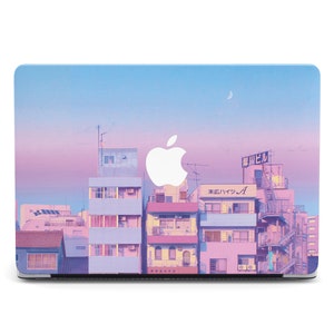 Purple City MacBook Case for MacBook Air 2022 Town Art Tokyo Dreams MacBook Air 13 Pro 14 16 MacBook Pro 13 M4 inch Air MacBook 2025