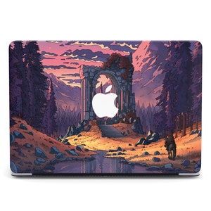 Anime Antiker Wald Held Reise MacBook Pro 13 16 A2141 A2338 Old Ruins Art MacBook 2022 M4 2025 Pro 14 M3 16 Tasche Mac Air 13 Pro