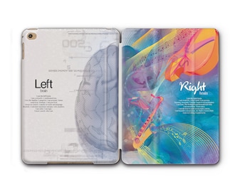 Beautiful Mind iPad Smart Case Left Right Brain Art iPad 11 12.9 M2 2022 iPad 10.9 iPad Flip Cover iPad Case 10 5 iPad Air 4 iPad Air 3 Gift