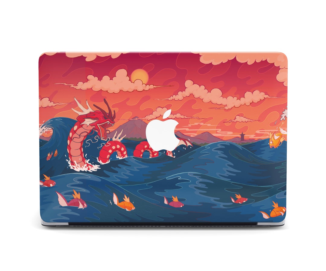 Sea Dragon MacBook Case for MacBook Air 2022 Colorful Japanese Art