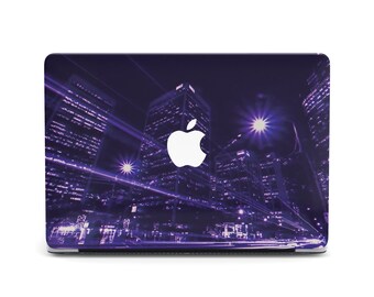 Night Neon City Cyber Punk Futuristic MacBook Pro 13 16 A2141 A2338 Space Art MacBook 2022 M2 2025 Pro 14 M3 16 Case Mac Air 13 Pro