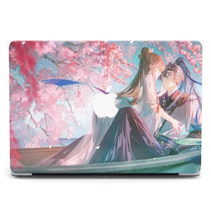 Anime Loving Couple Boat Trip MacBook 13 M3 Case for MacBook Air 2022 Sakura Case MacBook Air 13 Pro 14 16 MacBook Pro 13 15 Air
