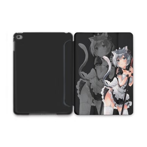 Cute Anime Cat Girl iPad Cover iPad Air 11 Mainden Stand Smart Cover Case iPad iPad 12 9 2021 iPad 10.9 8th iPad 11 2025 Flip Case