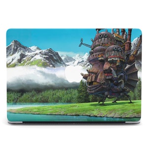Moving Castle Anime Inspired Art Macbook M3 Max 16 Macbook Pro 13 Parallel Universe Manga Colorful Art Mac Air 13 Pro M4 A2141