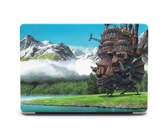 Moving Castle Anime Inspired Art Macbook M3 Max 16 Macbook Pro 13 Parallel Universe Manga Colorful Art Mac Air 13 Pro M4 A2141