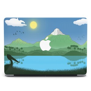 Gradient Sky Mountain View MacBook 13 M3 Case for MacBook Air 2022 Nature Inspired Minimalistic Case MacBook Air 13 Pro 14 16 Pro 13 15 Air