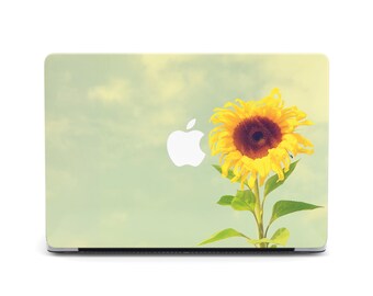 Floral Field Sunflowers Clouds Sky MacBook Pro 13 16 A2141 A2338 Pastel Art MacBook 2022 M2 2025 Pro 14 M3 16 Case Mac Air 13 Pro
