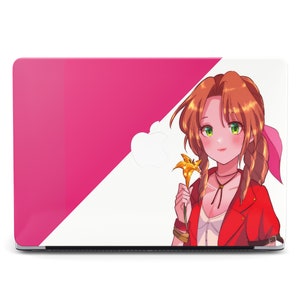 Cute Anime Girl Video Game MacBook Case for MacBook Air Final Fantasy Inspired 2022 MacBook Air 13 11 Inch MacBook Pro 13 M4 inch Air 2023