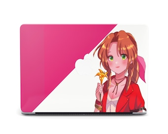 Cute Anime Girl Video Game MacBook Case for MacBook Air Final Fantasy Inspired 2022 MacBook Air 13 11 Inch MacBook Pro 13 M4 inch Air 2023