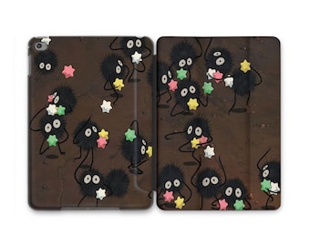 Soot Sprites Black Ghosts Spirited Away Inspired Anime iPad Air 3 Case iPad Air 2 Case iPad Pro 9 7 Case Art Case iPad Pro 11 iPad 10 5