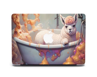 Sheep Bath Day Cute Art Funny MacBook 13 M3 Case for MacBook Air 2022 View MacBook Air 13 Pro 14 16 MacBook Pro 13 M4 inch Air MacBook