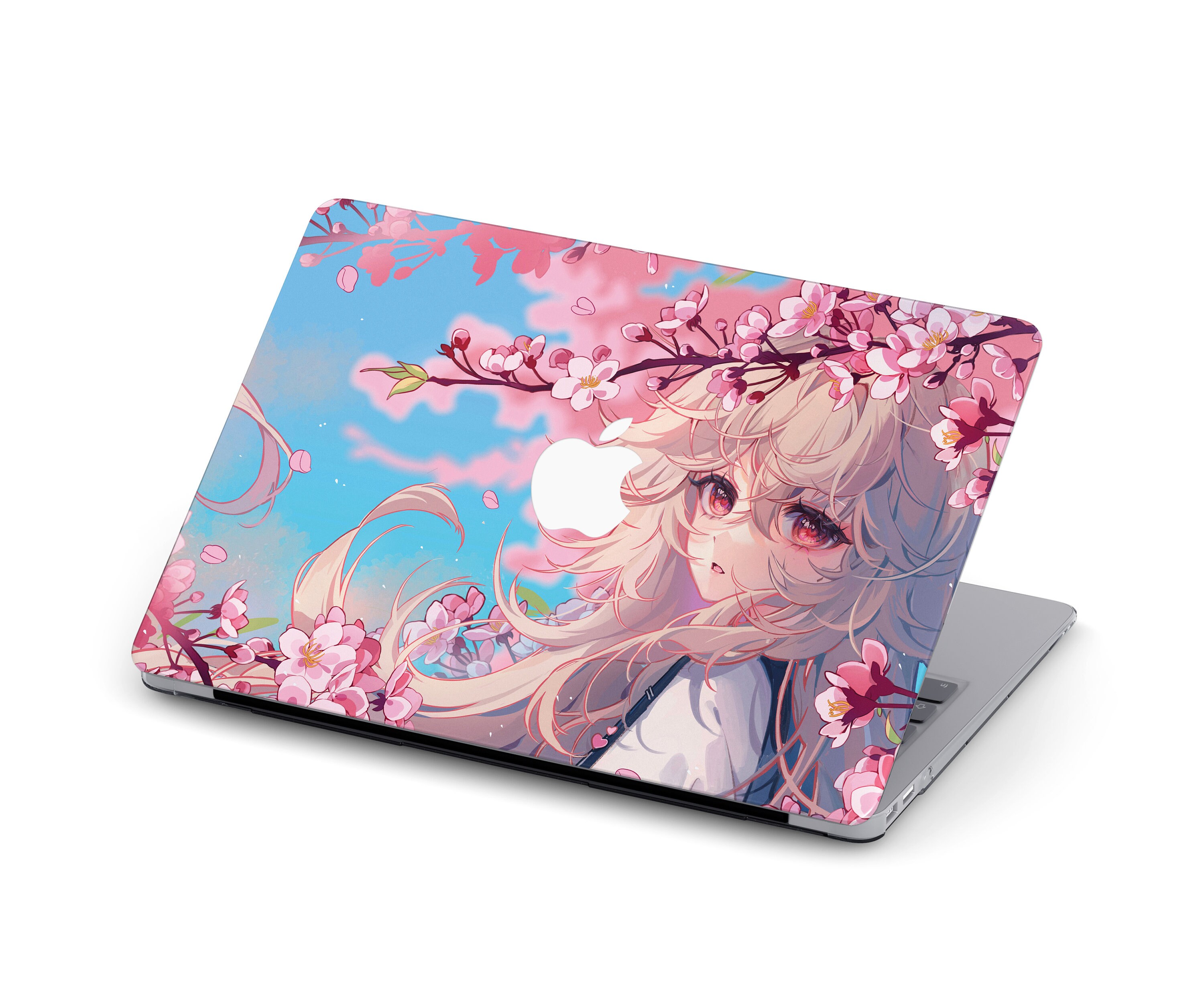 Cute Anime Girl Sakura Tree MacBook M3 16 MacBook Pro 13 Japanese