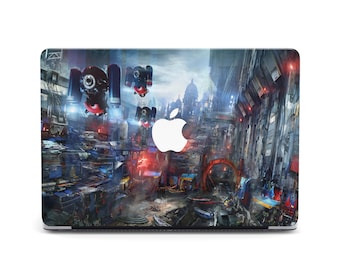 Cyber Punk Futuristic Night City Macbook Pro 13 M3 2022 Case  Mac Air 13 Protective 2023 Art Macbook Pro 2022 M2 15 Case 16 Neon Design