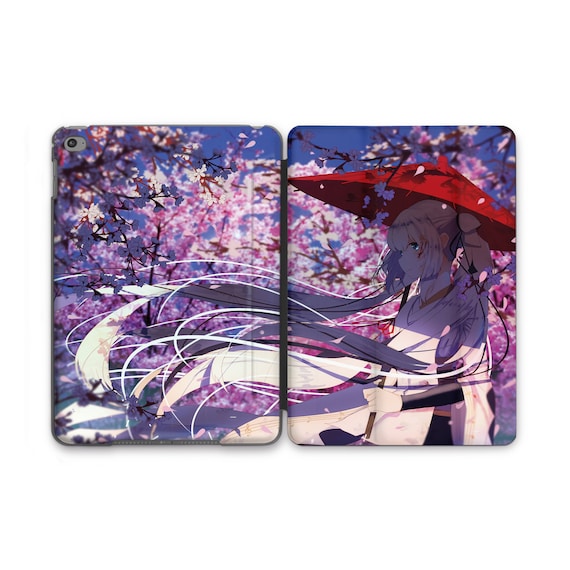 Custodia Kawaii Per IPad &ndash; Gatti E Citt&agrave; Anime &ndash; Silicone Multicolore &ndash; Compatibile Con Tutti I Modelli