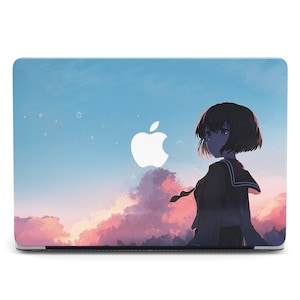 Anime Girl MacBook 13 M3 Case for MacBook Air 2022 Japanese Art MacBook Air 13 Pro 14 16 MacBook Pro 13 M4 inch Air MacBook 2025