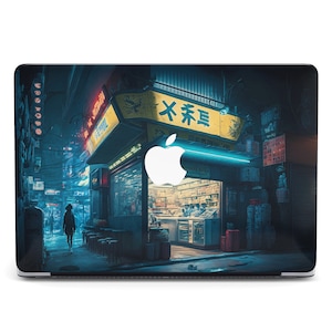 Night Neon City Cyberpunk Macbook Pro 13 16 A2141 Pop Art Hipster Art A2338 Air 13 15 M3 A2338 Mac Book M3 16 Case Mac Air 13 Pro A2141