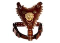 Leather Dog  Harness Custom Design Handmade Custom design buckle down Adjustable For Big Dogs product logo