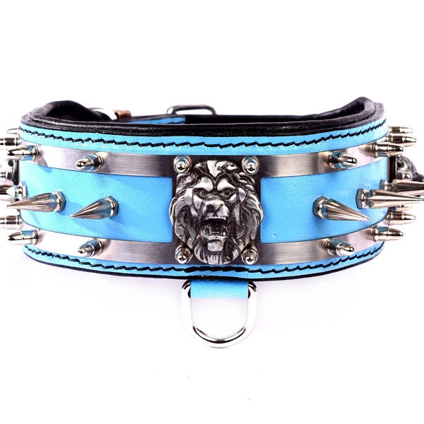 Spiked Dog Collar Etsy