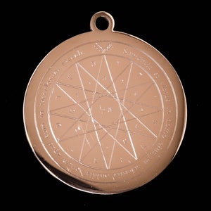 Fourth Pentacle of Mercury - Solomonic Magick Talisman (for All Knowledge)