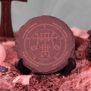 Set of 4 Devotional Coasters President Foras - Goetia Spirit