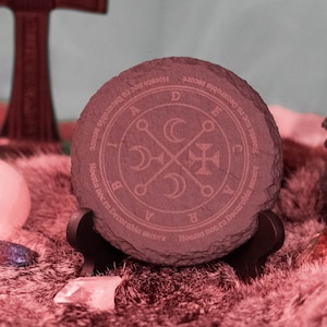 Set of 4 Devotional Coasters Marquis Decarabia - Goetia Spirit