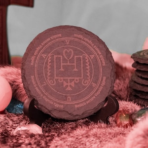 Set of 4 Devotional Coasters Duke Vapula - Goetia Spirit