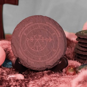 Set of 4 Devotional Coasters Marquis Leraje - Goetia Spirit