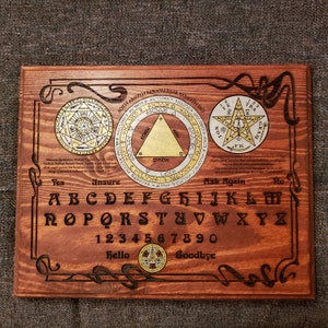 Angelic Protection Talking Spirit Board (Ouija Board) with DSIC Table of Practice