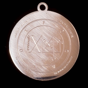 Talisman for Spiritual Wealth, Belonging and Emotional Control - Hahael and Focalor
