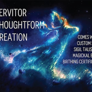Empowered Servitor Creation - Aangepaste Sigil, Talisman, Magickal Book en geboorteakte