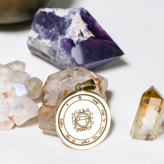 Fifth Pentacle of the Sun - Solomonic Magick Talisman (for Safe