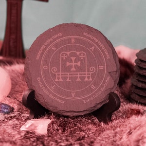 Set of 4 Devotional Coasters Duke Barbatos- Goetia Spirit