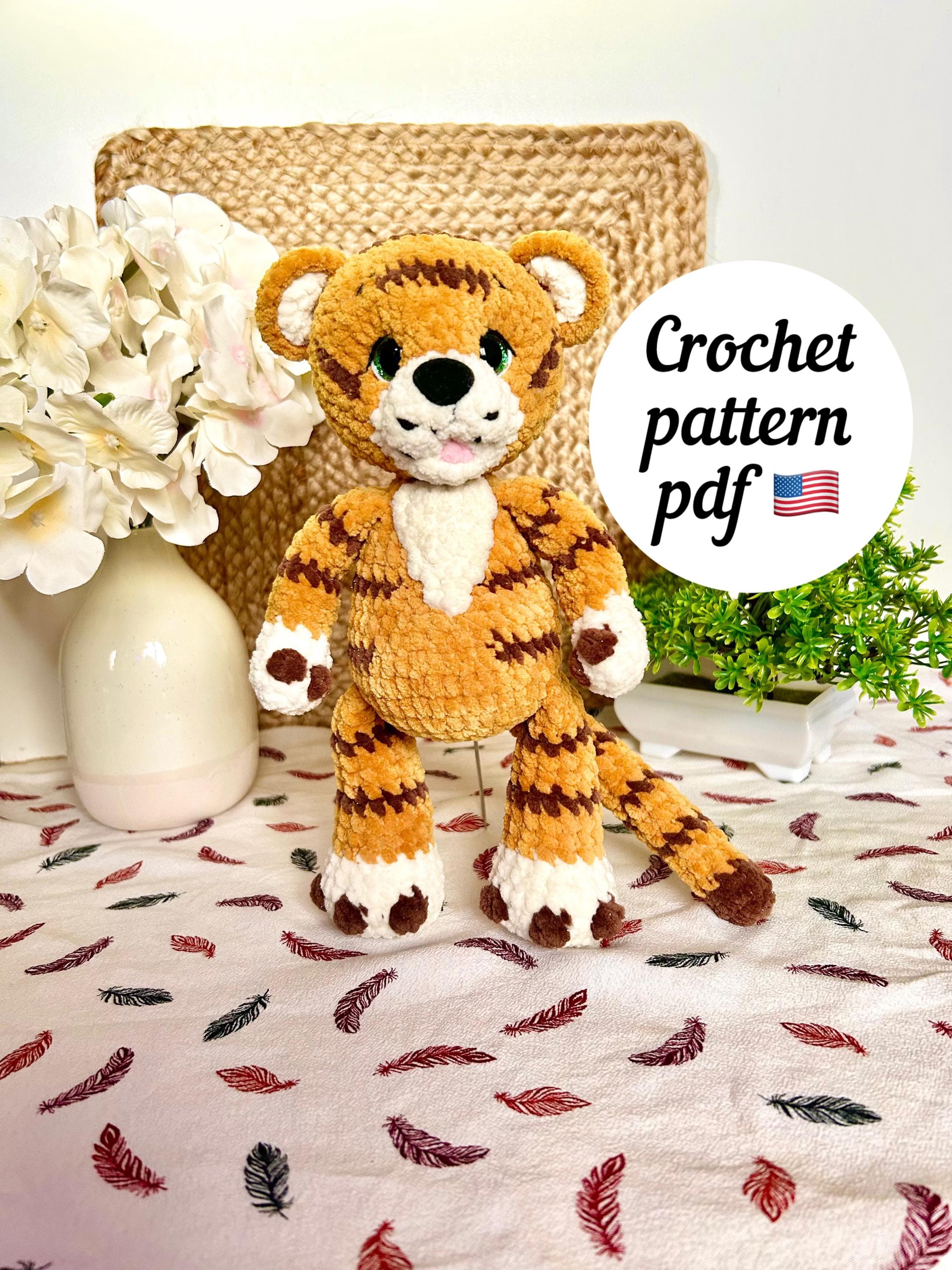 30 Tiger Crochet Patterns: Realistic, Cute, and Giftable Designs for Every Crocheter 14 Tiger Amigurumi Pattern | Plush Crochet Toy