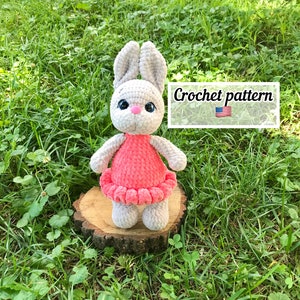 Bunny crochet pattern amigurumi (pdf eng)