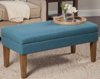 Modern Golding Handmade Kilim Upholstered Ottoman Modern Golding Handmade Kilim Upholstered Ottoman