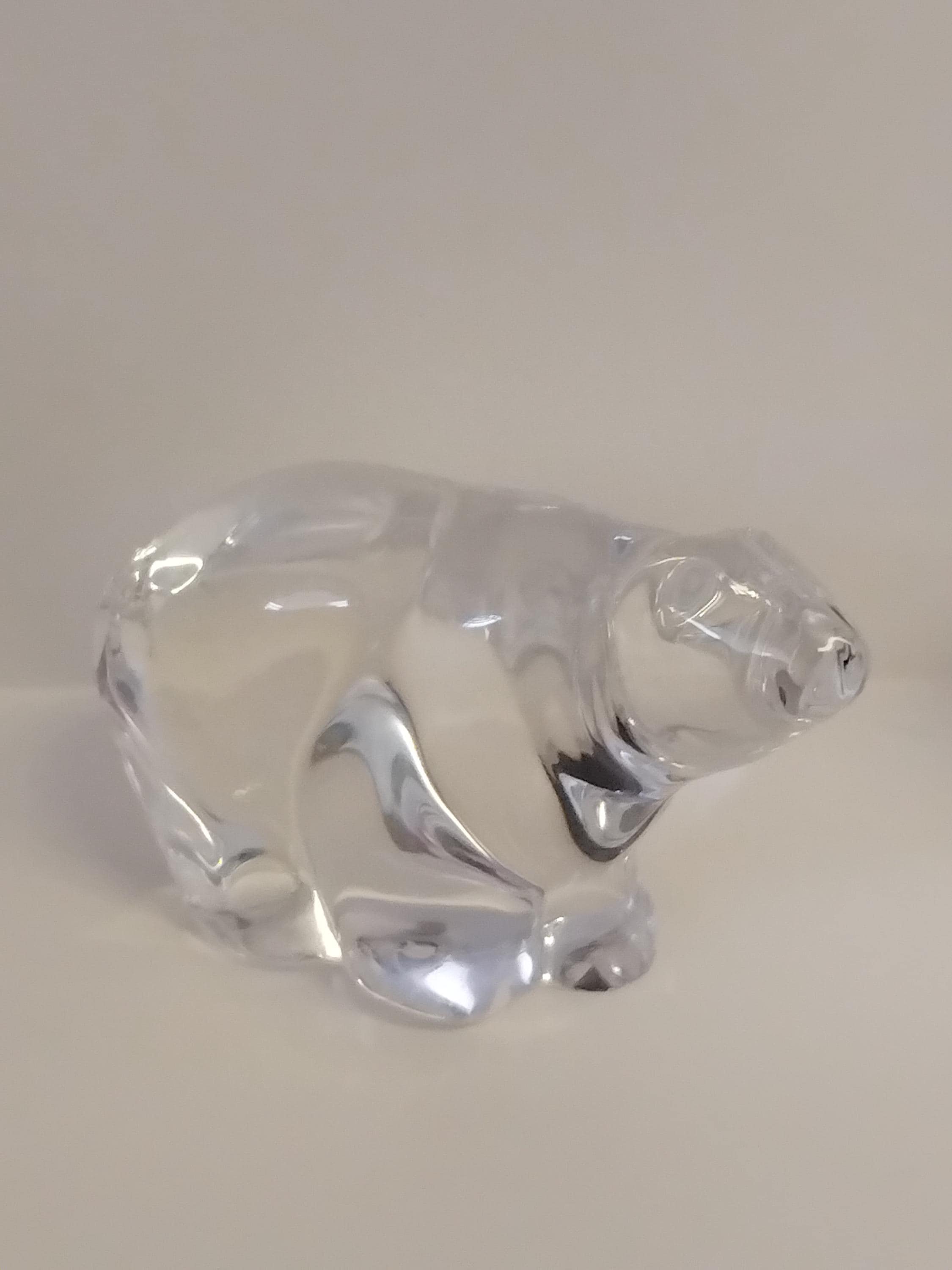 Hadeland Norway Glass Polar Bear - Etsy