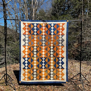 Pearls of Wisdom Quilt Pattern - DIGITAL/PDF Version of Pattern - Advanced Level - 68&quot; x 88&quot; - Twin Size Quilt
