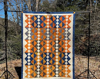 Pearls of Wisdom Quilt Pattern - DIGITAL/PDF Version of Pattern - Advanced Level - 68" x 88" - Twin Size Quilt