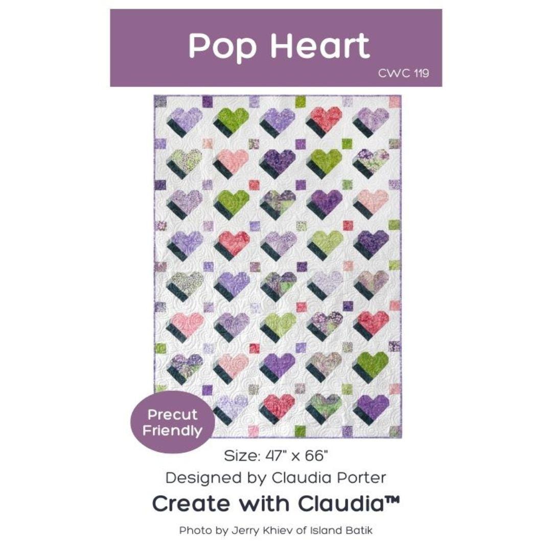 Lollipop Heart Pattern Print Quilt