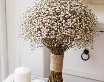 Preserved Gypsophila Bridal Bouquet: Elegant Keepsake Flower Arrangement