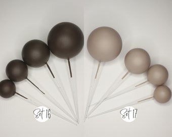 4 Utensili Per Decorazione Torte Con Sfere Metalliche: Set 8 Misure Per Modellare Pasta Di Zucchero, Fondente, Fimo, Plastilina, Colore Blu