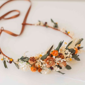 Rustic Autumn Hair Comb, Handcrafted with Beautiful Floral Accents, Fall Inspired Floral Accessories for Every Hairstyle Flowers crown
