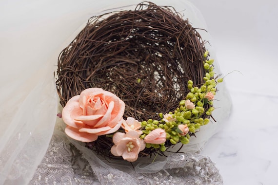 Bird nest ring holder sale