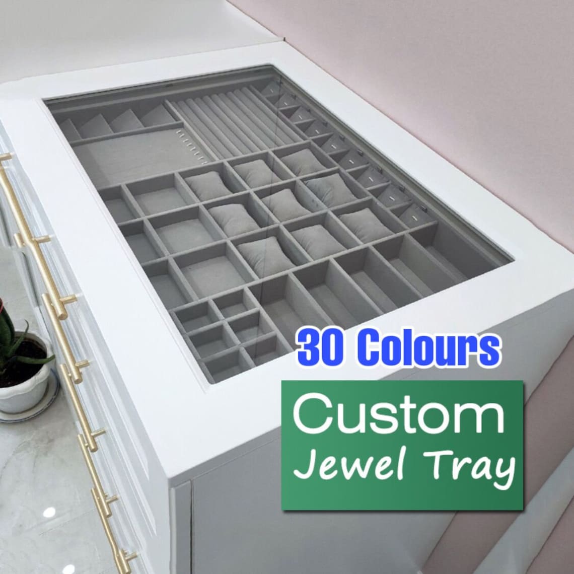 Custom Jewelry Drawer Insert /storage Etsy